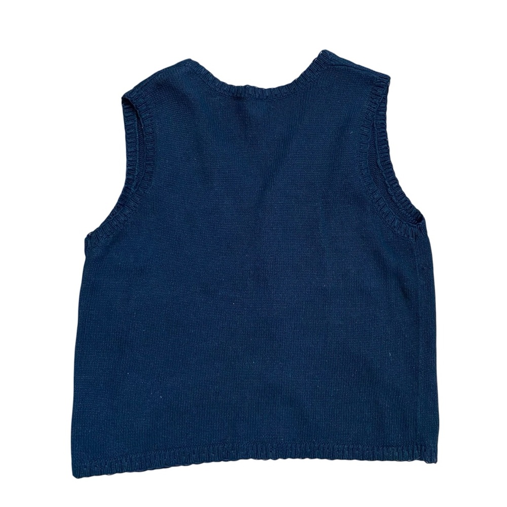 Vintage Basic Editions Fall Themed Sweater Vest U… - image 2